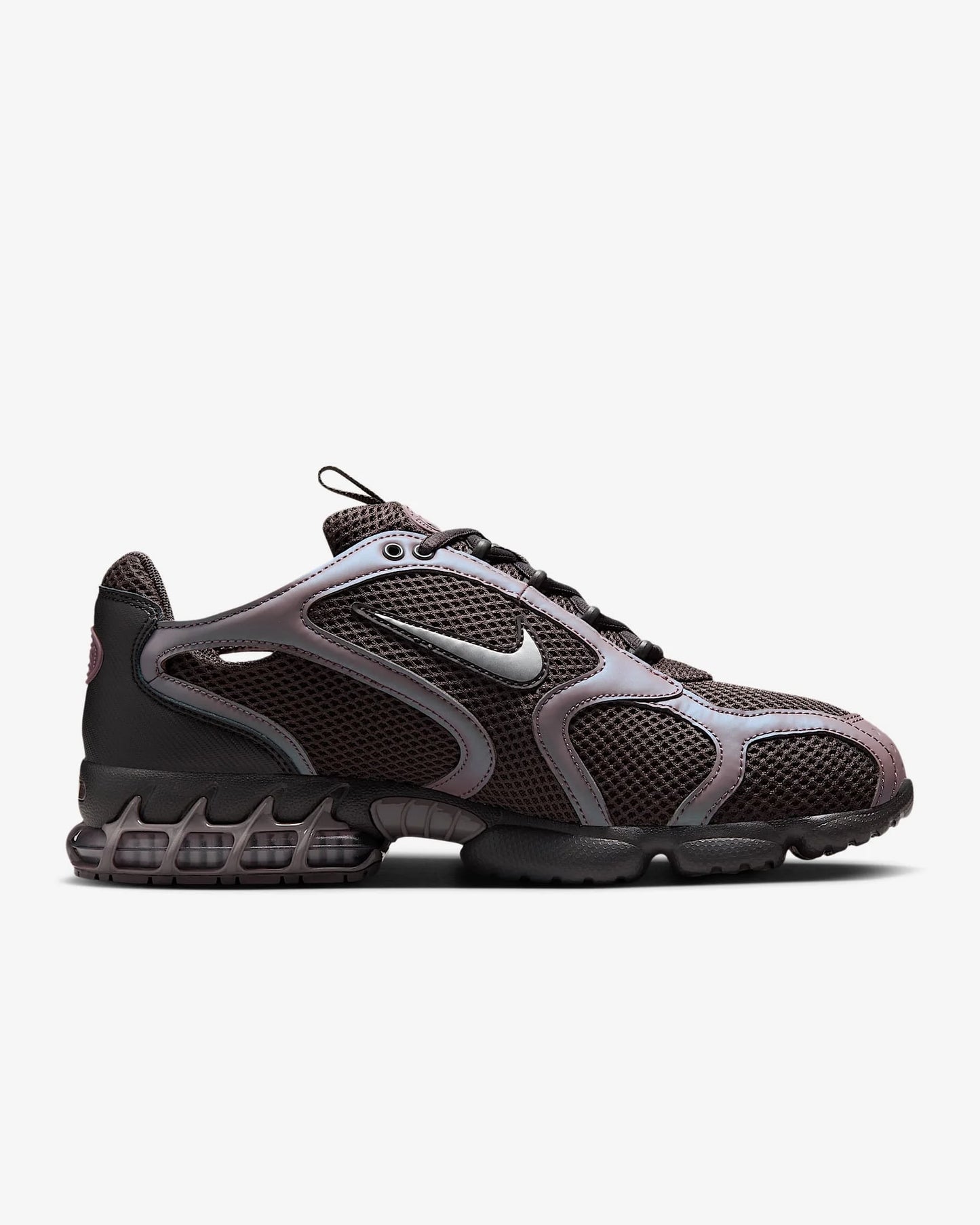 Nike Air Zoom Spiridon Cage 2 унисекс ниски ежедневни обувки, спортни, износоустойчиви, сиви и червени лайфстайл обувки CJ1288-600
