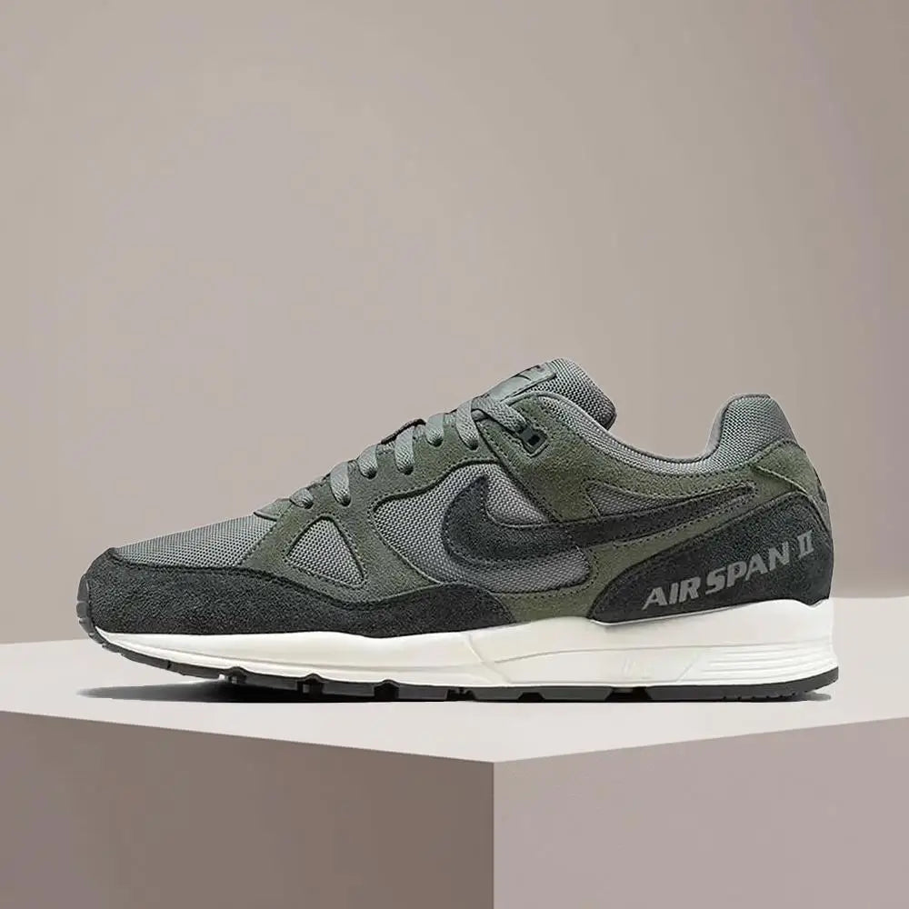 Nike Air Span II Classic Retro Design Slip-Resistant, Durable, Comfortable Support Everyday Athletic Shoes BQ6052-300