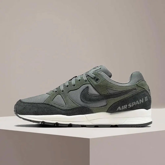 Nike Air Span II Classic Retro Design Slip-Resistant, Durable, Comfortable Support Everyday Athletic Shoes BQ6052-300