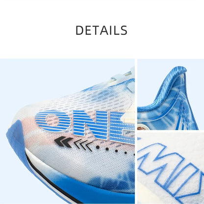 ONEMIX New Nylon Carbon Board Marathon Running Racing Shoes Shock-Absorbing Professional Stable Support Ultra-Light Rebound Sneakers