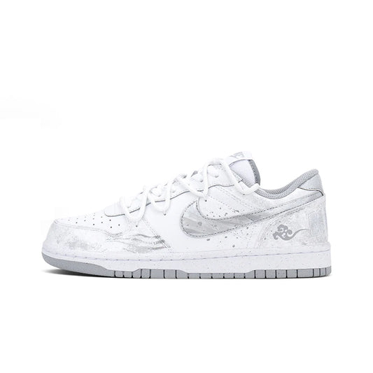 Custom Sneakers Nike Big Cloud Step Hand-Painted Oriental Tie-Dye Sneakers with Gift Bag Unisex