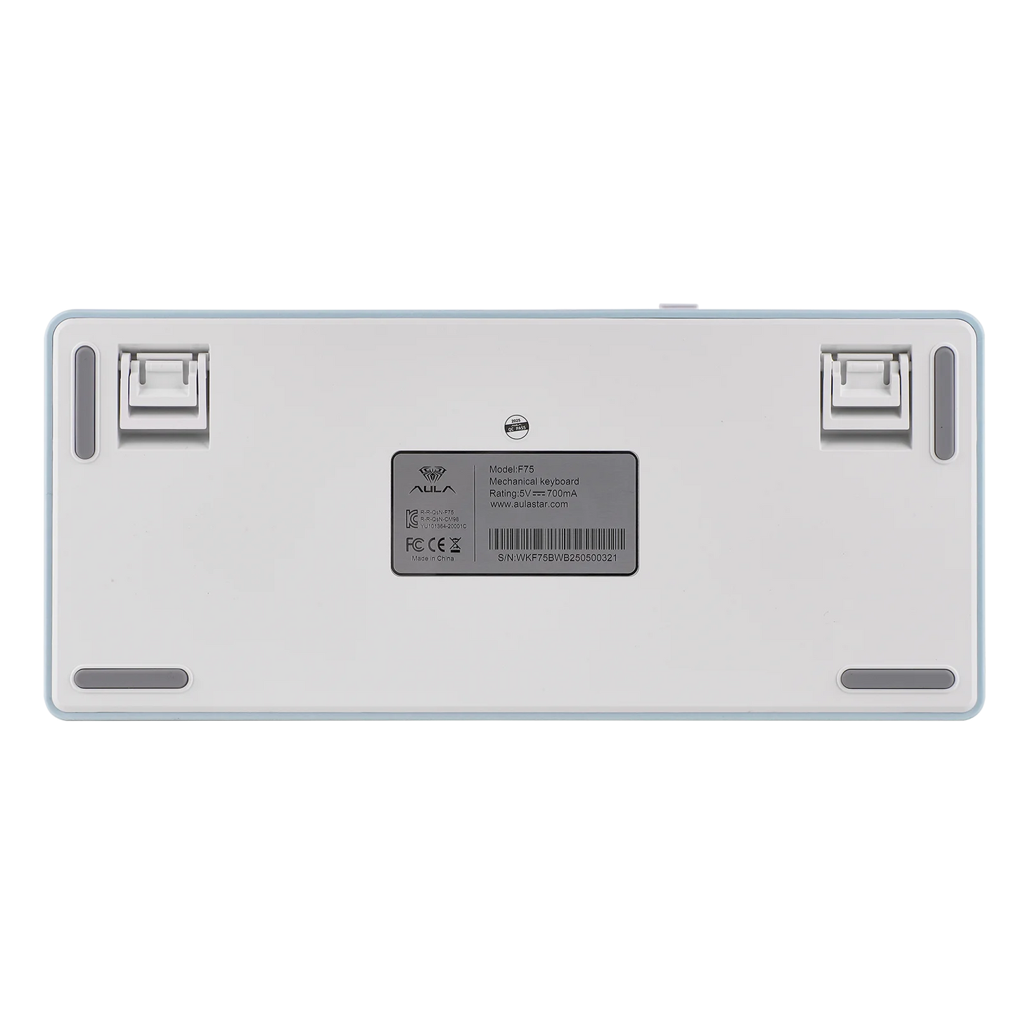 EPOMAKER AULA F75 ISO-ES 75% Spanish QWERTY Hot-Swap Gasket-Mounted Wired/Bluetooth/2.4GHz Wireless Mechanical Gaming Keyboard RGB Backlight