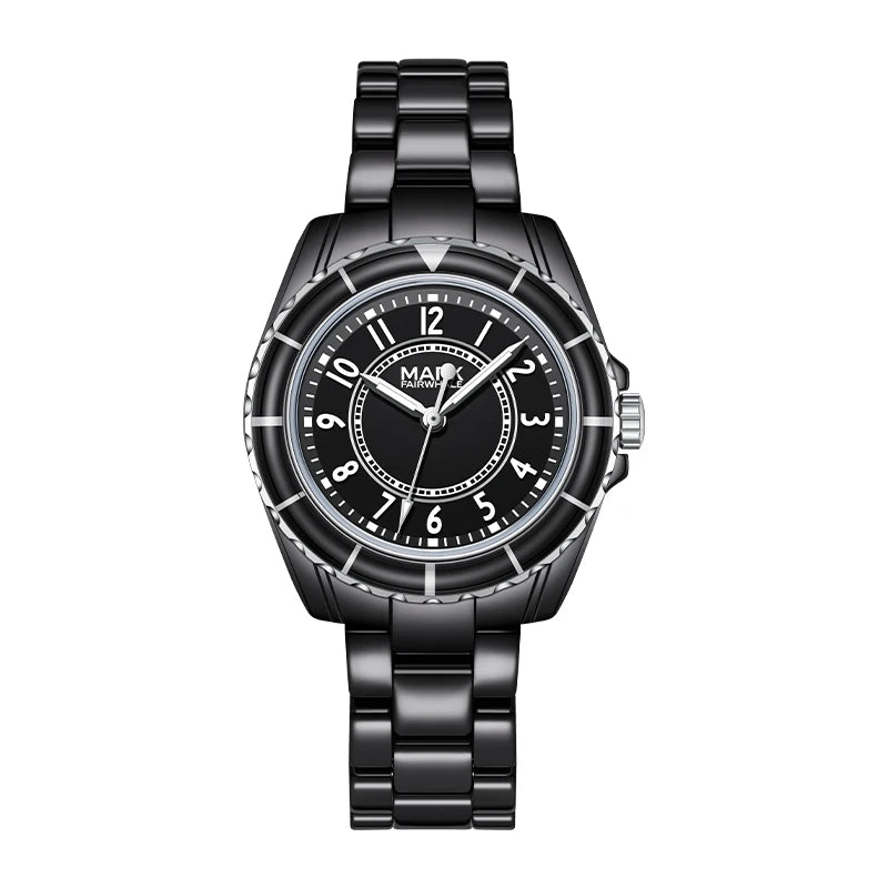 Fashion Brand Mark Fairwhale Women's Watches Luxury ceramics Waterproof Small And Luxurious Quartz Women Wristwatches