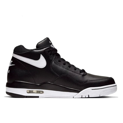 Sneakers da basket retrò Nike Flight Legacy Mid-Top da uomo, nero/bianco, BQ4212-002