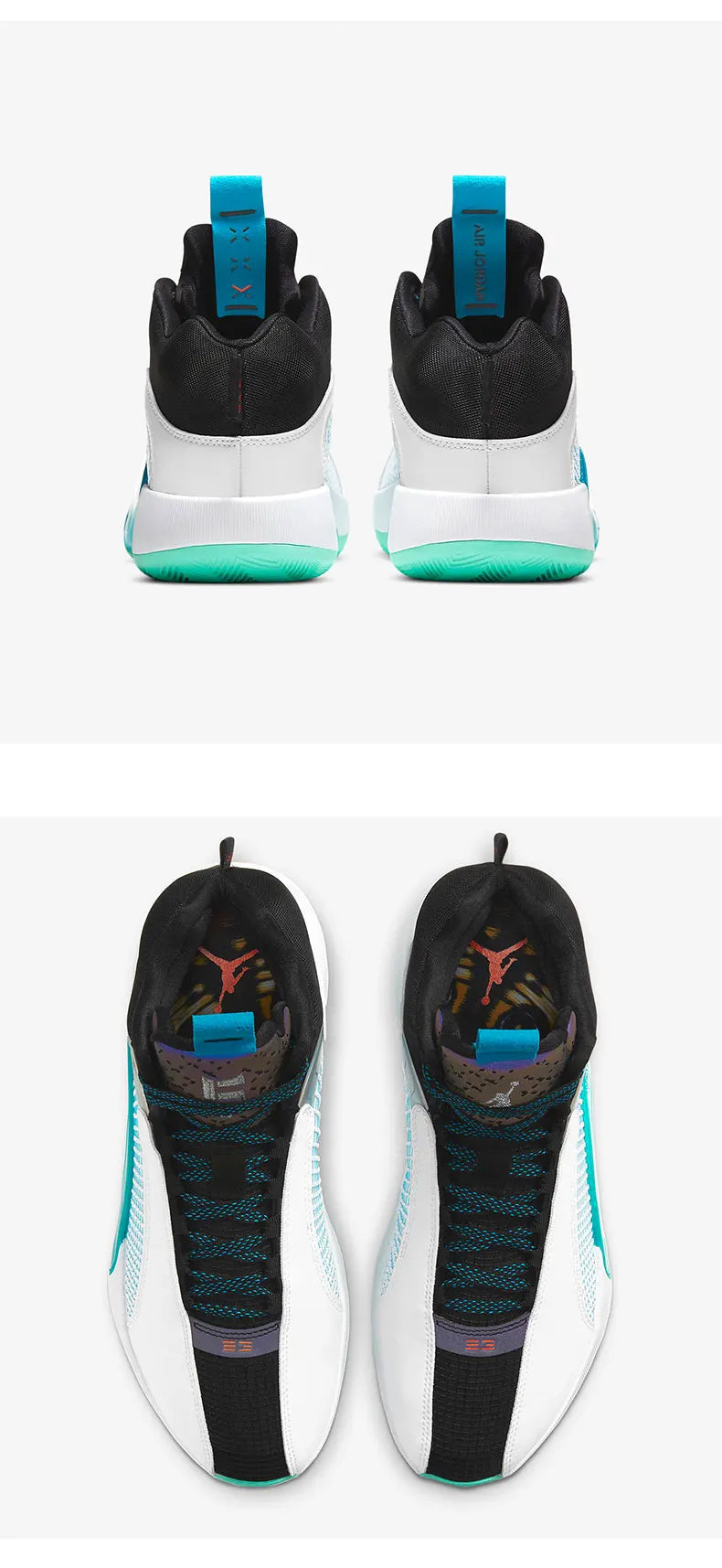 Scarpe da basket unisex Nike Air Jordan 35 originali CZ8153-100