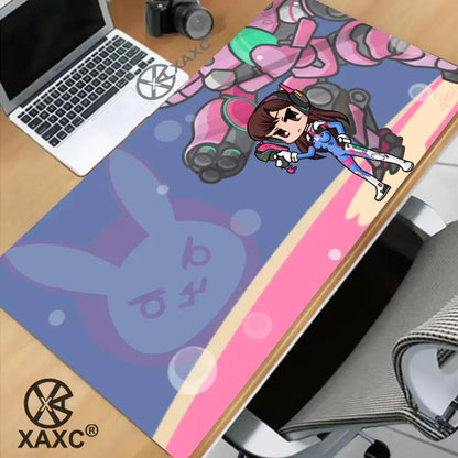 Large Game Overwatch Mouse Pad Kawaii XXL PC Computer Desk Mat Gamer Office Carpet Keyboard Table Gaming Accessories Mousepad XAXC