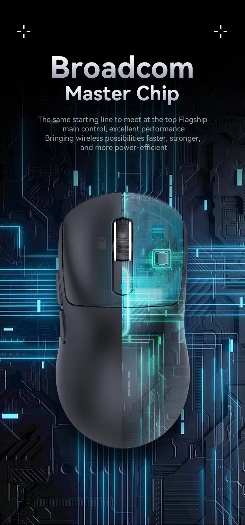 X3 Gaming Mouse Wireless ATTACK SHARK Rot 4K Rückläufe, Bluetooth-Tri-Mode-Verbindung, PAW3395, Makro-Bluetooth-Gaming-Maus