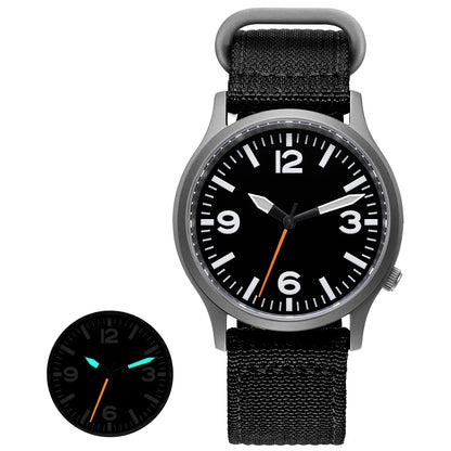 BERNY Full Titanium Men Watch Super Luminous Sports Quartz Watches Lightweight and Comfortable 5ATM Easy Read Wristwatch