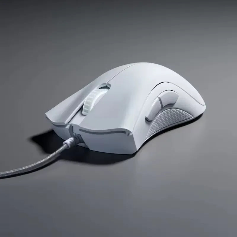 Mouse da gaming cablato originale Razer con sensore ottico 6400 DPI per laptop, mouse ottico ad alta velocità
