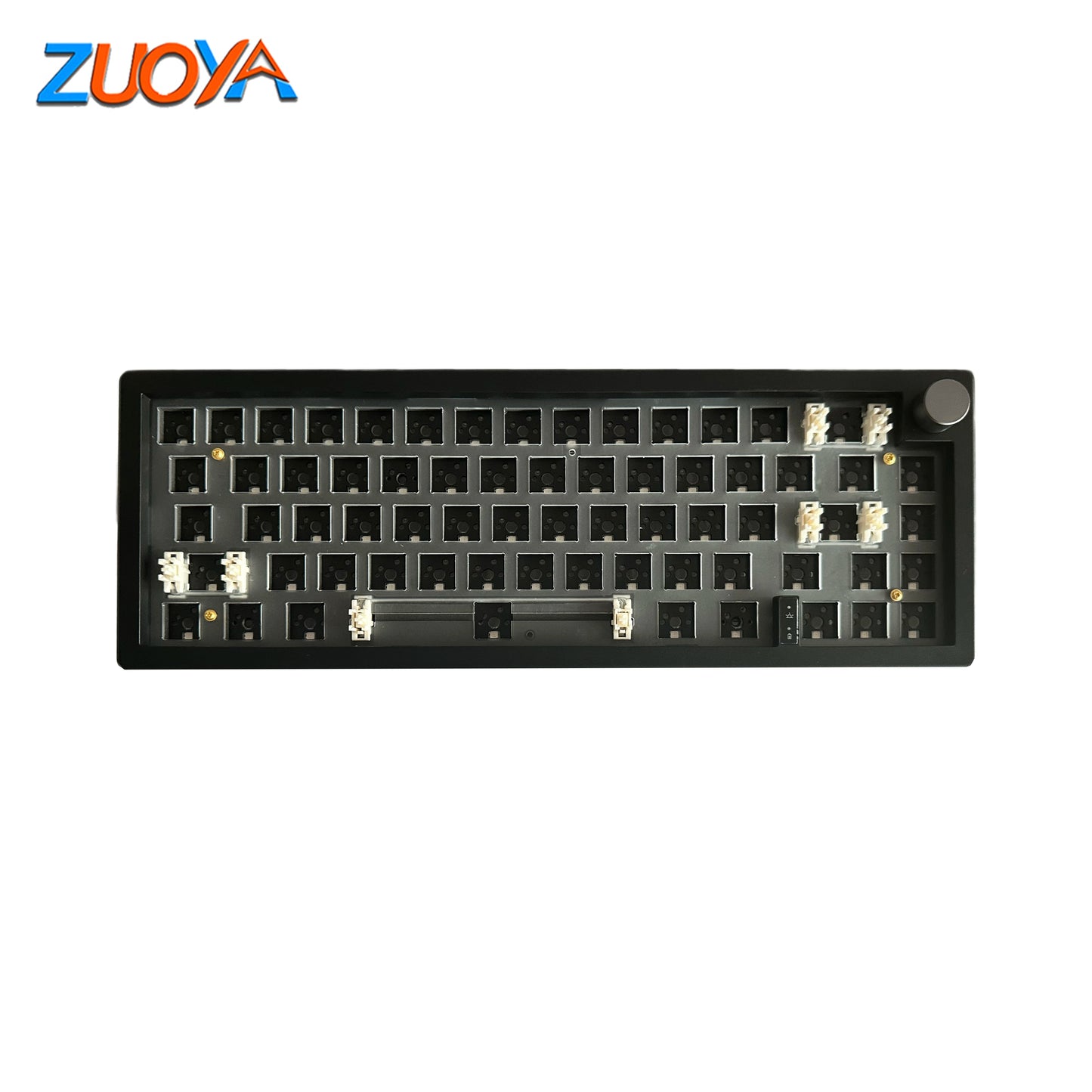 Kit de teclado mecânico personalizado ZUOYA GMK67 hot-swappable Bluetooth 2.4G sem fios, retroiluminado RGB, estrutura gasket, teclado 3 modos