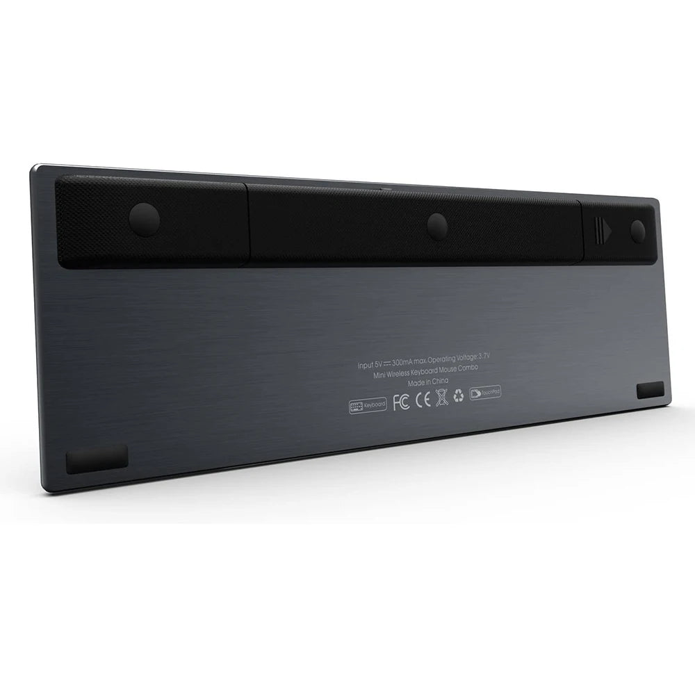 Teclado sem fios russo, espanhol, inglês e francês Rii K12+/i12+ Mini com touchpad para Android, portátil, PC e TV Box