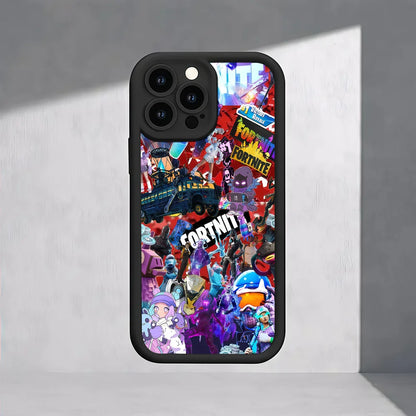 F-Fortnite Gaming-Handyhülle für Samsung S26 S25 S24 S23 S22 S21 S20 F06 M16 Note 20 FE Plus Ultra 4G 5G – weiche Silikon-TPU-Hülle
