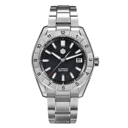 San Martin New 42mm Peacock Gemstone Dial NH35 Luxury Men Watch Automatic Mechanical Sapphire 100M Waterproof Luminous SN0130