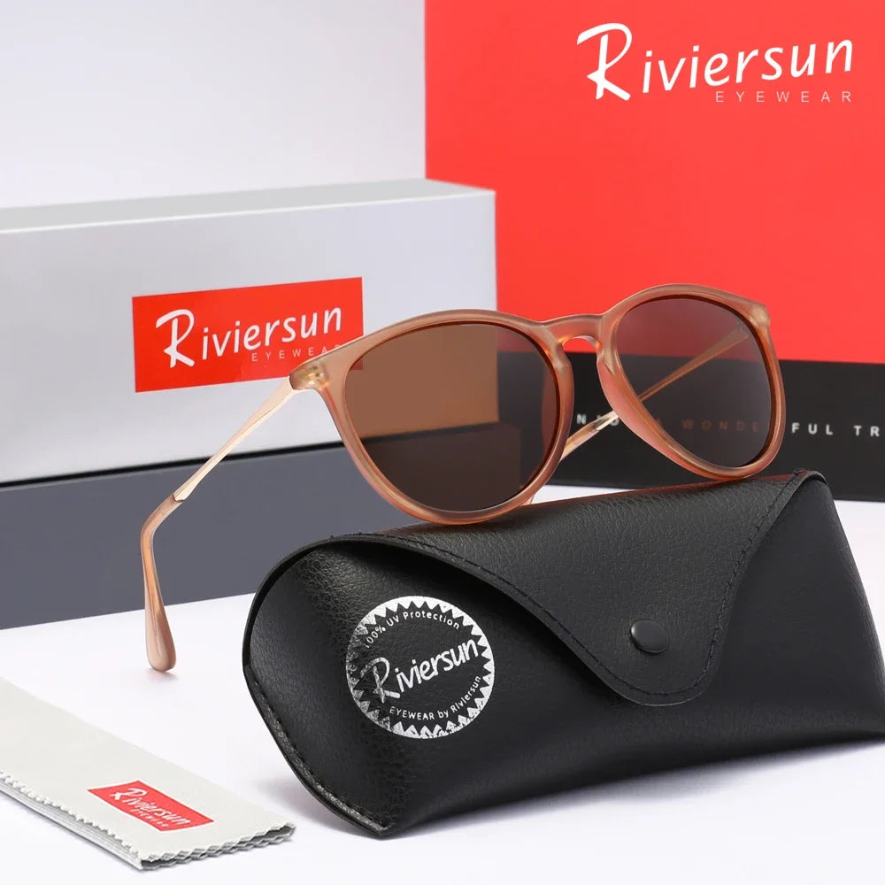 Classic Summer Cat Eye Sunglasses Polarized Fashion Elegant Style Eyeglasses Accessory for Beach Travel UV400