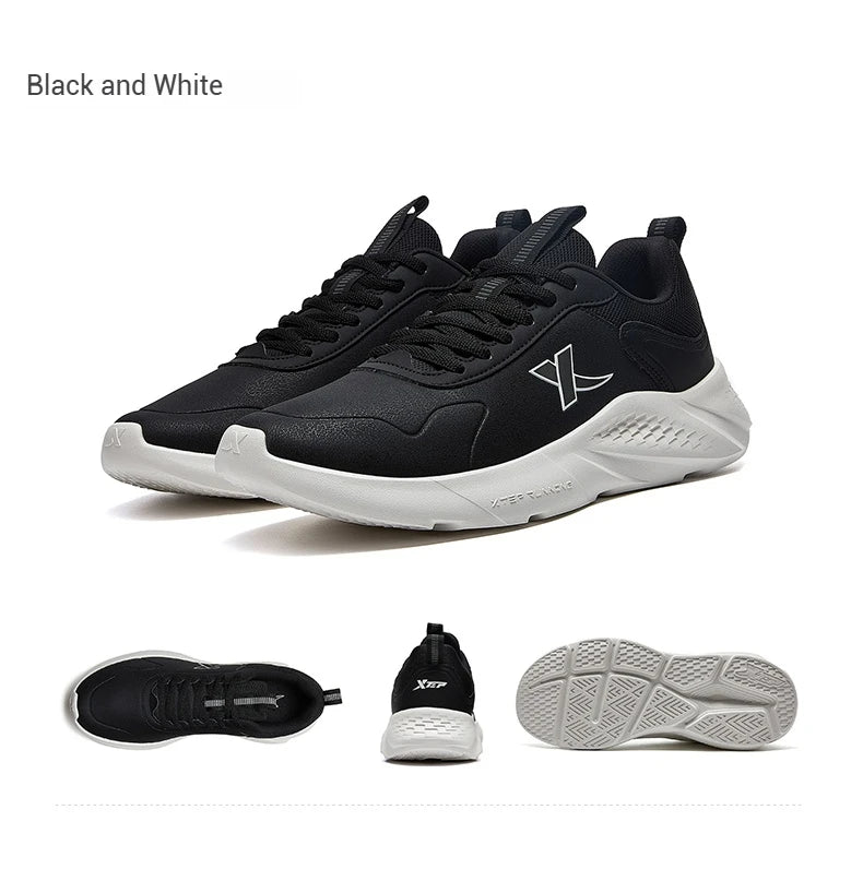 Xtep Men's Running Shoes Lightweight Surface Training Comfortable Breathable Jogging Stability Outdoor Shoes 879419110032