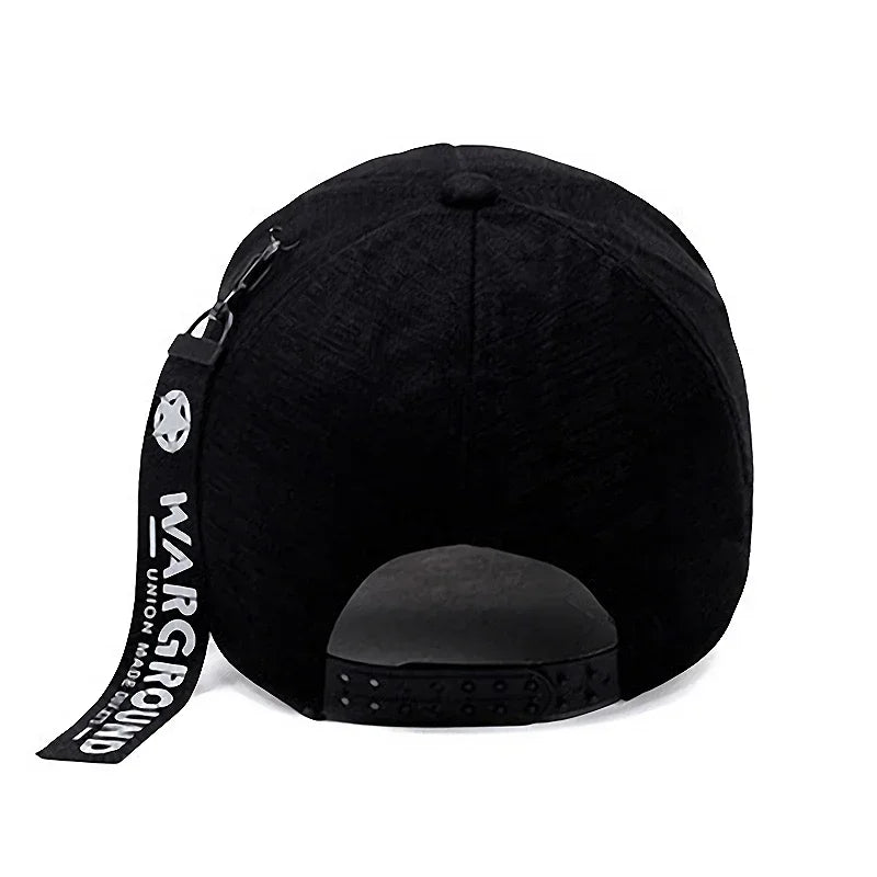 Classic Brim Design Metal Personalized Baseball Cap, Lightweight and Breathable Style! Four Colors To Choose From