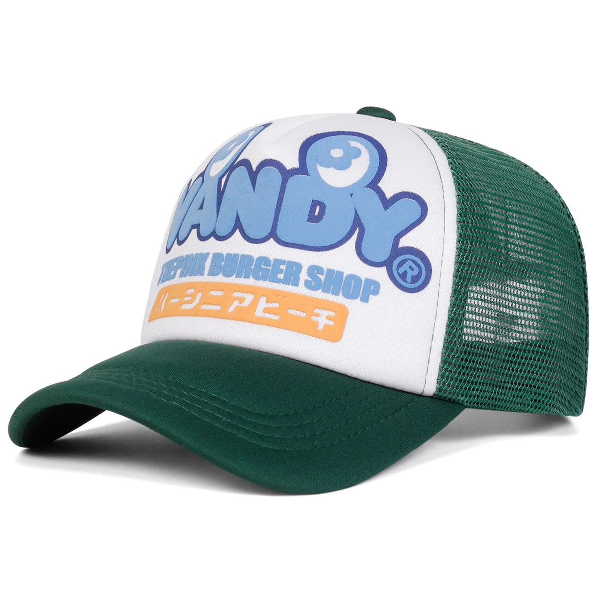Unisex VANDY betűs nyomtatású baseball sapkák Tavaszi-nyári szabadtéri állítható szabadidős sapkák „Dad Hat” napvédő sapka sport sapka