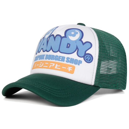Unisex VANDY betűs nyomtatású baseball sapkák Tavaszi-nyári szabadtéri állítható szabadidős sapkák „Dad Hat” napvédő sapka sport sapka