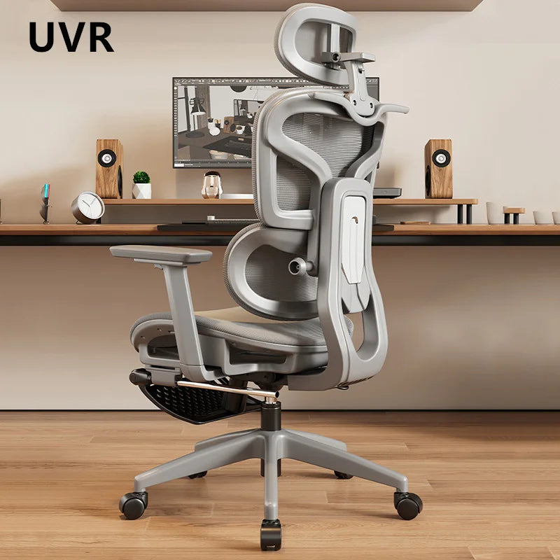 UVR Ergonomic Gaming Computer Chair with Breathable Mesh, Adjustable Armrests, Lumbar Support, Swivel Office Chair for Work & Gaming