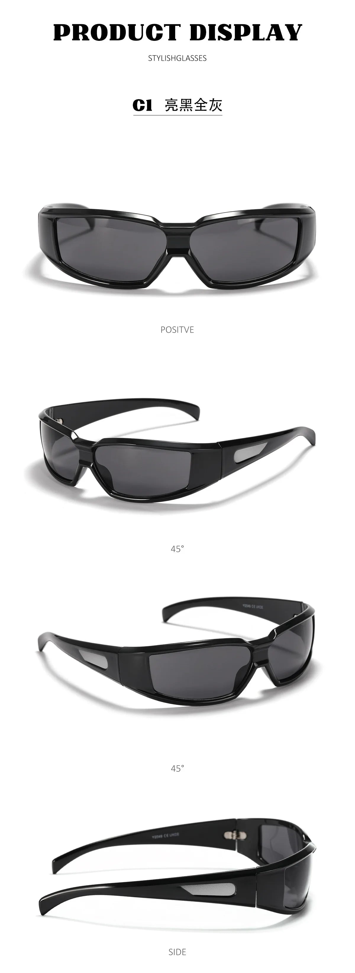 KLASSNUM Women Y2k Glasses Men 2026 Trendy New Sunglasses Future Sense Of Technology Girls Silver Pink Sunglasses UV400 Eyewear