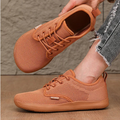 Women's Walking Flat Shoes Soft Mesh Suitable for Travel Wide Palms Lightweight Support Fitness and Leisure Sports Shoes for Men
