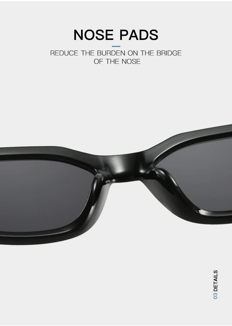 Vintage Square Luxury Small Frame Sunglasses Men Women Rectangle Brand Design Fashion Square Sun Glasses Shades Vintage Glasses