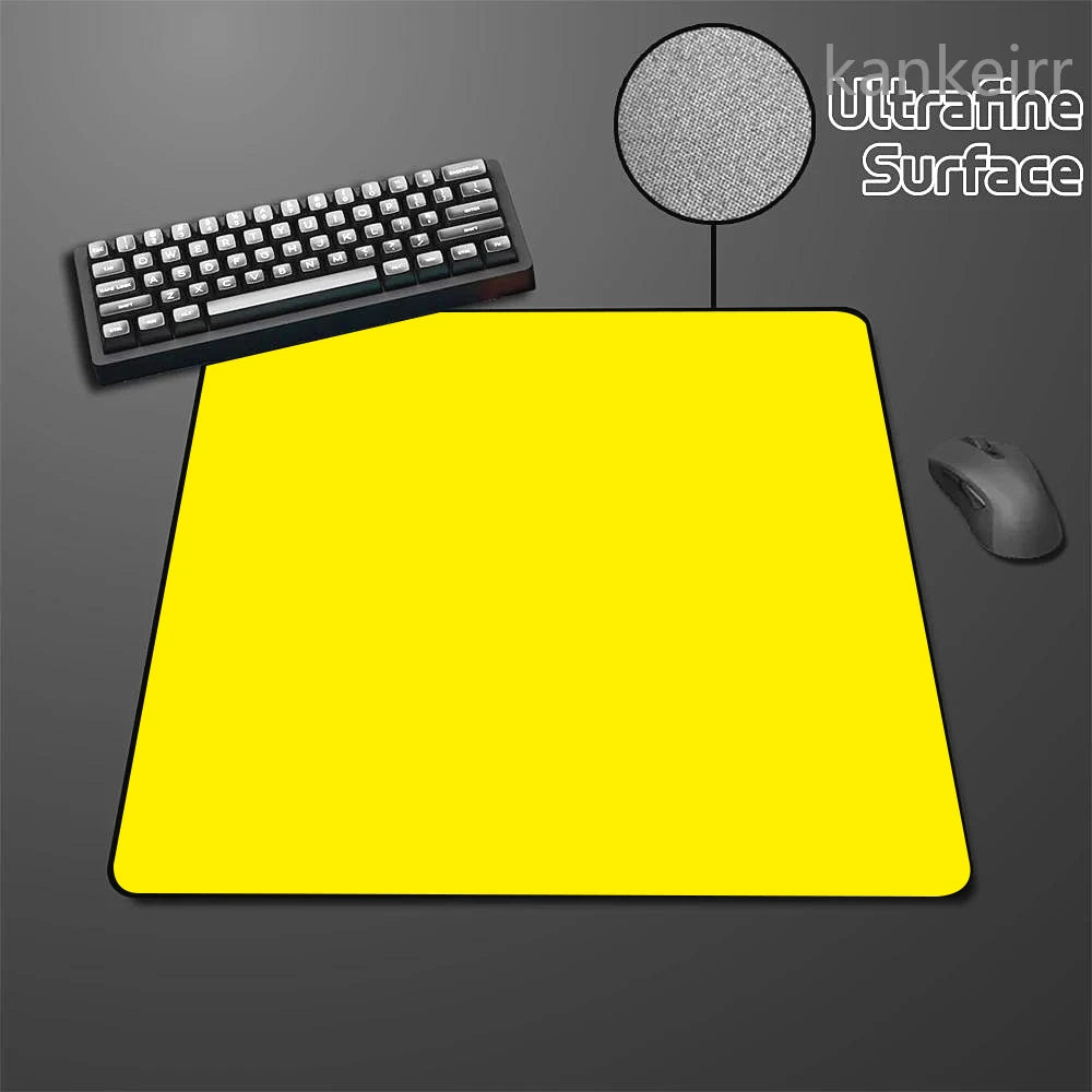 Tappetino mouse Black Speed a tinta unita, altamente elastico, con base antiscivolo, tappetino gaming premium per e-sport, superficie ultrafine, deskmat