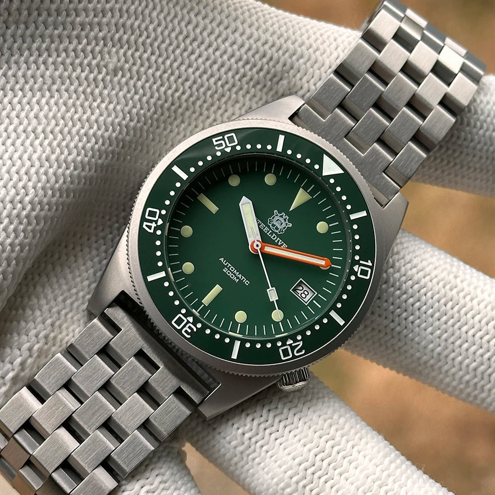 STEELDIVE Official SD1979 High Quality 200M Waterproof 42.5MM NH35 Automatic Ceramic Bezel Sapphire Glass Men Dive Watch Reloj