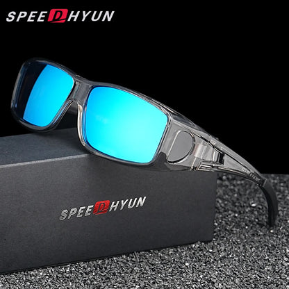 SPEEDHYUN Fit Over Wrap Sunglasses Men Women Anti Glare Night Vision UV400 Protection Driving Sport Protective Glasses Eyewear