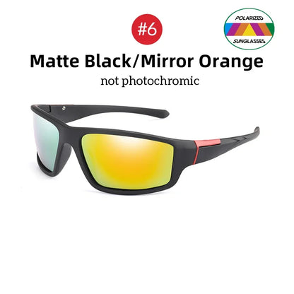 VIVIBEE Sports Men Photochromic Sunglasses Polarized Black Goggles Women Color Changing Driving Discoloration UV400 Sun Glasses