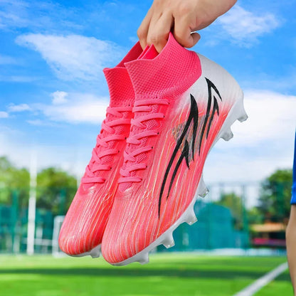 Nouvelles chaussures de football pour hommes, chaussures de football professionnelles ultralégères, chaussures d'entraînement sur gazon, baskets de match, sport de plein air, antidérapantes, unisexes