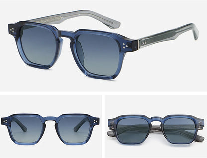 Peekaboo irregular sunglasses for women black brown retro style square sun glasses for men uv400 summer accessories 2025