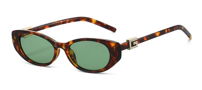 Sexy Cat Eye Sunglasses Women Vintage Small Frame Leopard Sun Glasses Female Black Shades Ladies Fashion Eyewear Oculus De Sol