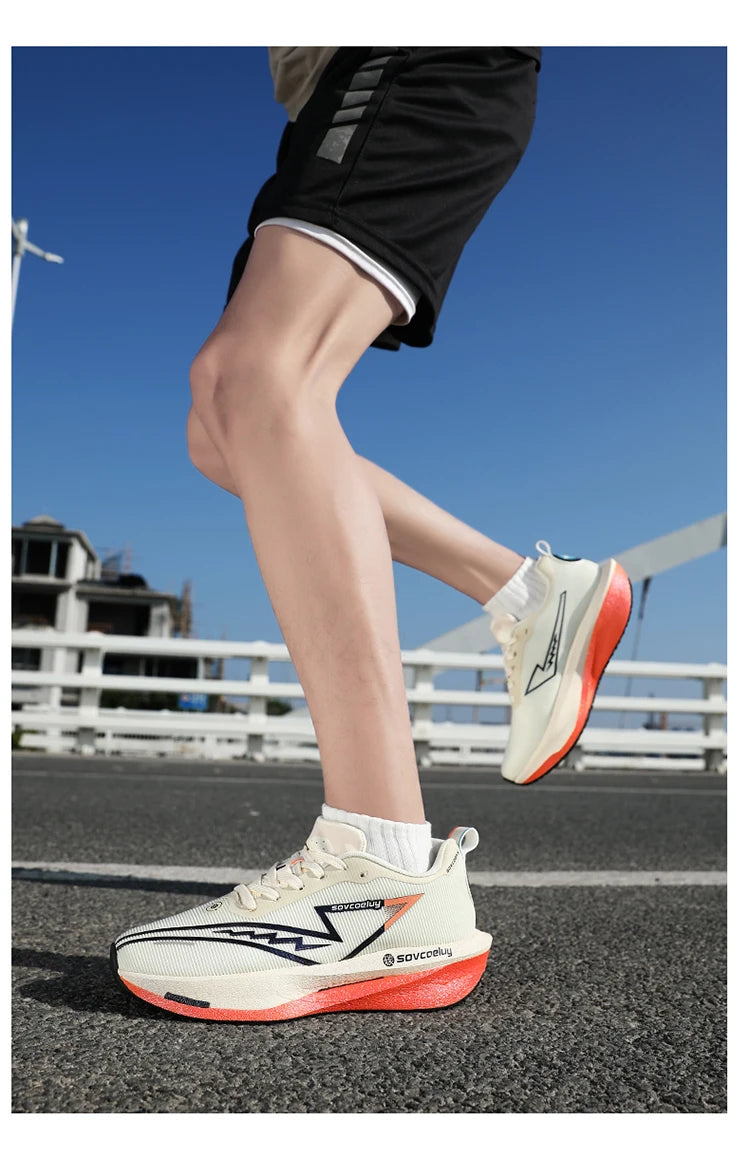 Running Shoes Carbon Plate Specialty Marathon Men's Sports Breathable Lightweight Women's Comfortable Athletic Non-slip Sneakers