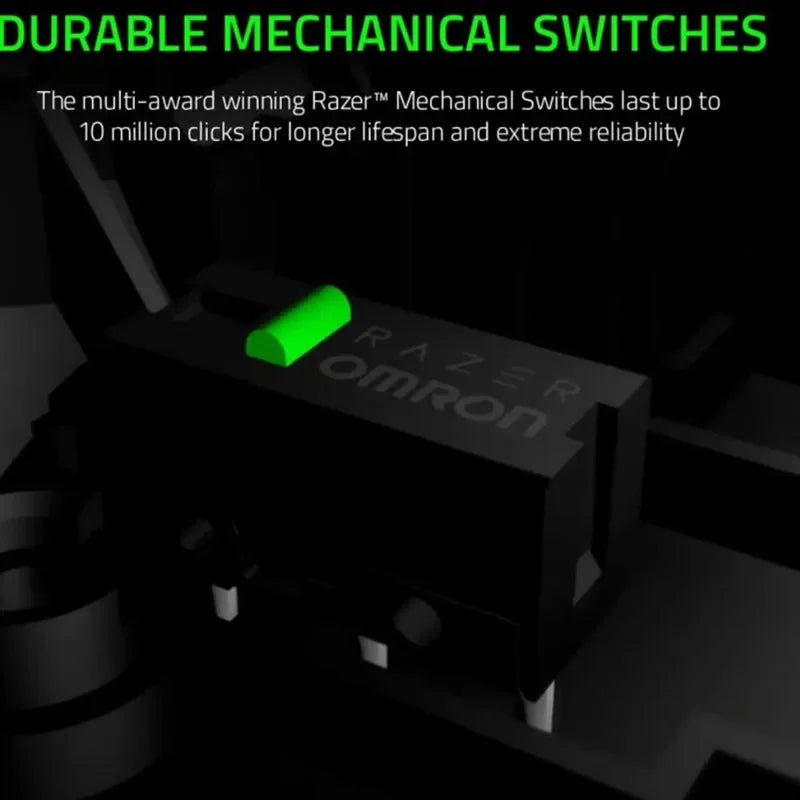 Mouse gaming cablato Razer DeathAdder Essential / Mouse cablati 6400DPI con 5 pulsanti indipendenti per laptop e PC gamer