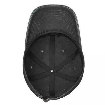 Czapka baseballowa w stylu retro Camel Trophy Racing dla mężczyzn i kobiet, z postarzanego dżinsu, z zatrzaskiem, na lato, do aktywności na świeżym powietrzu, miękka czapka bez usztywnienia