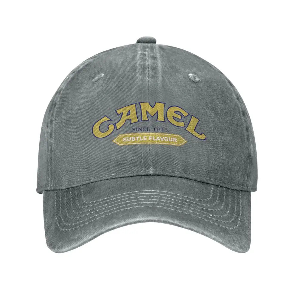 Czapki z daszkiem Camel Trophy dla mężczyzn i kobiet – regulowane, codzienne, bawełniane czapki przeciwsłoneczne typu „dad hat”