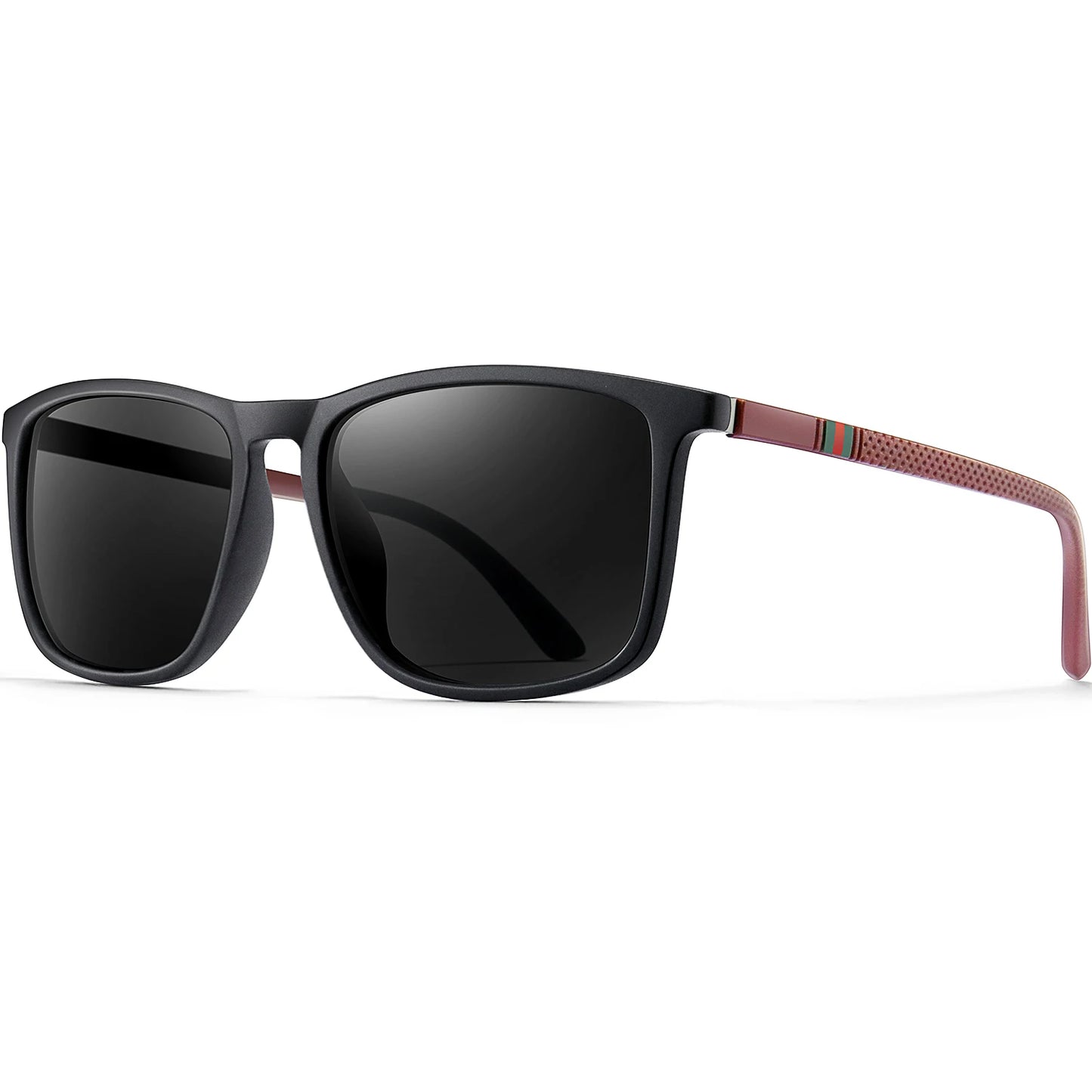 Classic Square Polarized Sunglasses Unisex UV400 Lightweight Shades for Driving Fishing Outdoor Travel