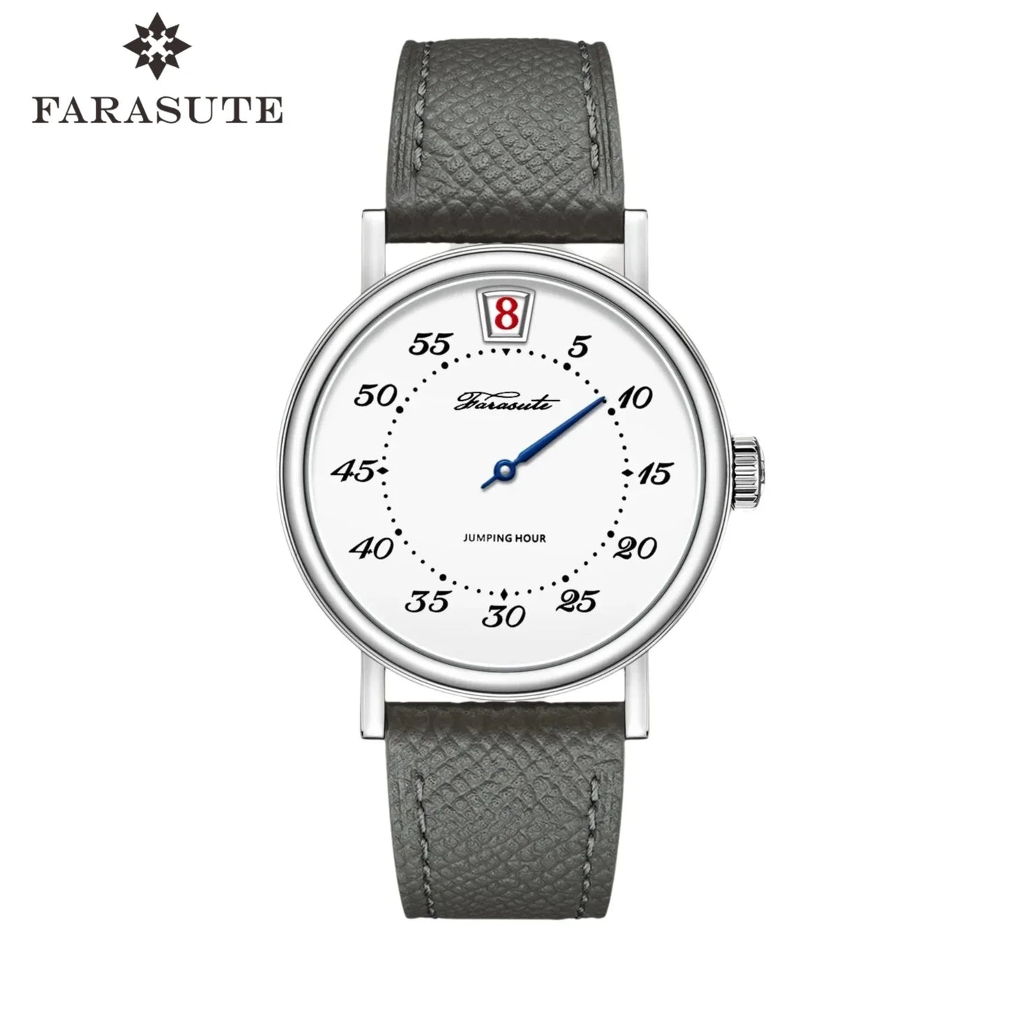 FARASUTE Casual Automatic Mechanical Men Watch Business Jumping Hour Seagull Movement Sapphire Waterproof Wristwatch Male Reloj