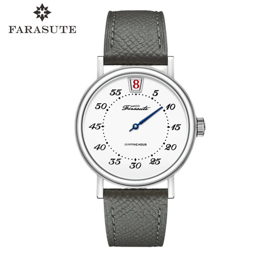 FARASUTE Casual Automatic Mechanical Men Watch Business Jumping Hour Seagull Movement Sapphire Waterproof Wristwatch Male Reloj