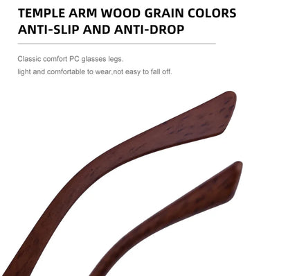 2026 Wooden Rimless Sunglasses Women Trendy Retro UV400 Protection Square Sunglass Men Brand Design Fashion Glasses Dropshipping