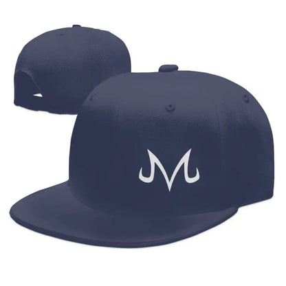 Majin Buu Print Baseball Cap Hip Hop Flat Bill Caps Unisex Adjustable Snapback Caps Skateboard Hats Trucker Hat