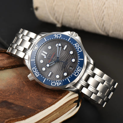 DWAYNE CAMPBELL Top-Luxus-NH35-Automatikuhr für Herren, mechanisch, Keramiklünette, wasserdichte klassische Business-Armbanduhr