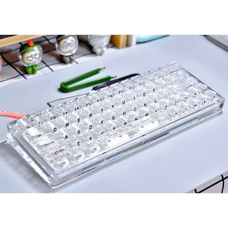 Everglide AE64 Pro HE Gaming Keyboard Hall Effect Magnetic Switch Support RT 0.001MM 8kHz Polling Rate Dual RGB ADC Link SOCD MT