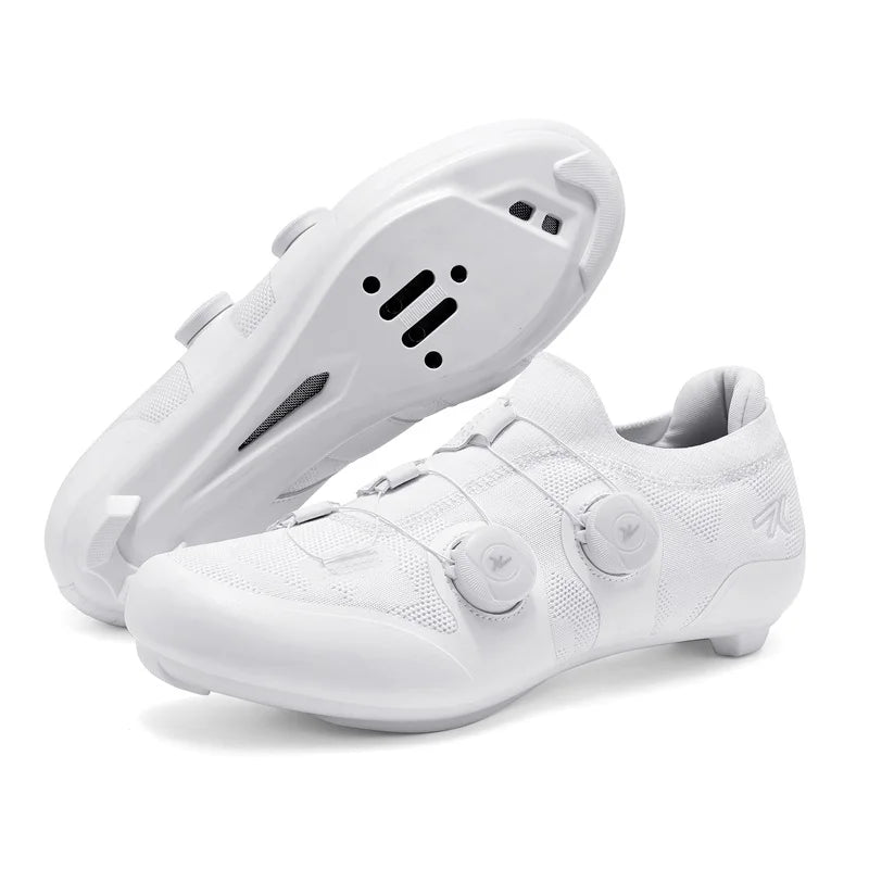Professional Men Cycling MTB Shoes Route Cleats Speed Road Bike Sneaker Racing Women Flat Bicycle Mountain Spd Biking Footwear