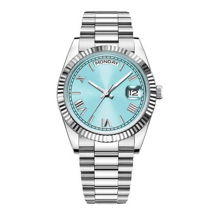 39mm Men Corgeut Logo/Name NH36 Automatic Mechanical Relogio Masculino Sapphire Glass Luminous Waterproof Wristwatch