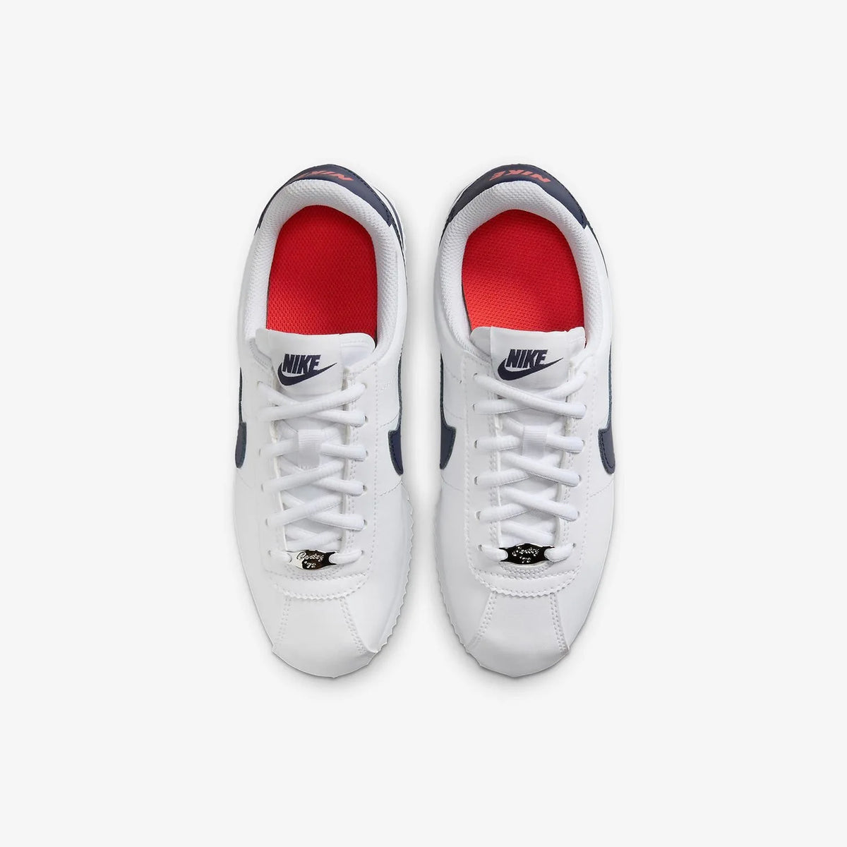 Nike Cortez Basic Sl Συνθετικό δέρμα Ευέλικτα Μοντέρνα Ανθεκτικά Παπούτσια χαμηλού προφίλ για καθημερινή χρήση Λευκό και Μπλε 904764-106