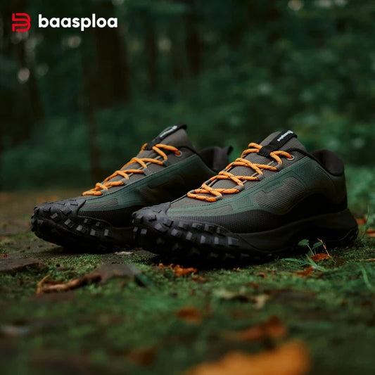 Scarpe da trekking da uomo Baasploa, alta qualità, comode, morbide e impermeabili, sneakers maschili resistenti e antiscivolo per outdoor e arrampicata