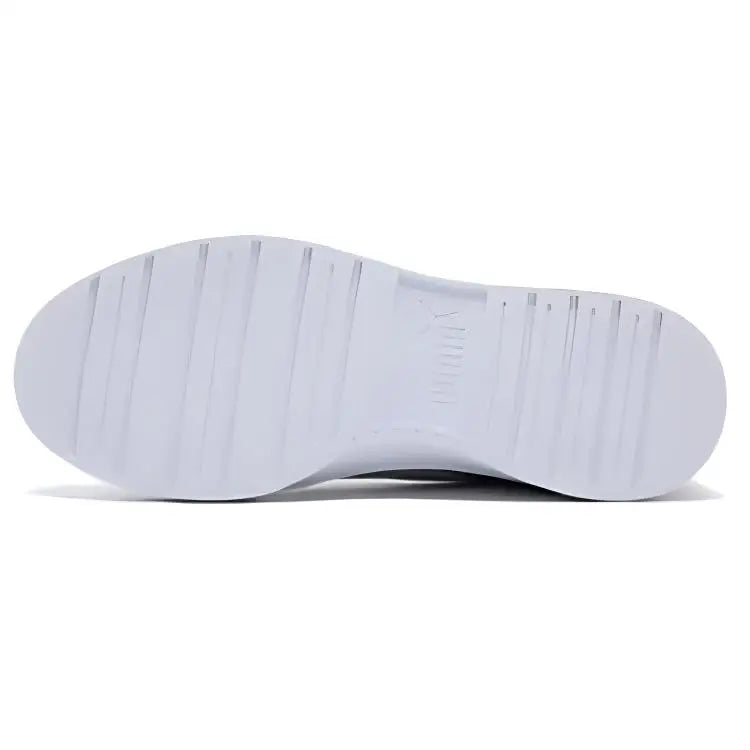 Puma Caven 2.0, baskets basses en cuir, motif color block, antidérapantes, durables, blanches et grises, 399398-02