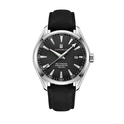 Luxury NH35 Movt Corgeut 41mm Man Sport Clock Automatic Relogio Masculino Mechanical Wristwatch Sapphire Steel Band Men's Watch